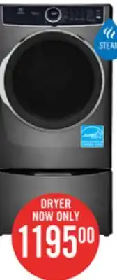 The Brick Electrolux 5.2 cu. ft. front-load washer and 8 cu. ft. electric dryer - white offer