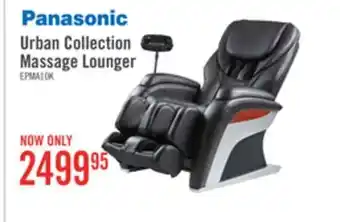 The Brick Panasonic urban collection high-quality synthetic leather massage power recliner - black offer