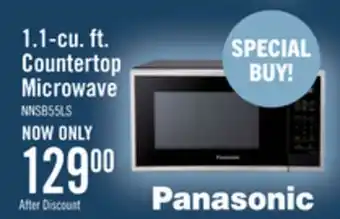 The Brick Panasonic 1.1 cu. ft. countertop microwave - nnsb55ls offer