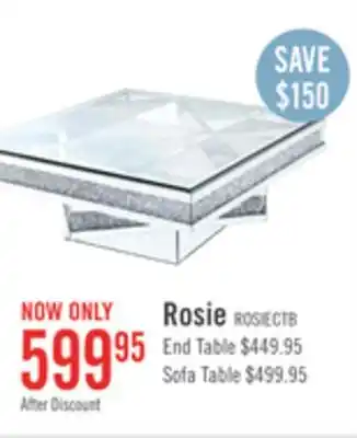 The Brick Rosie coffee table offer