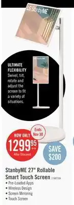 The Brick Lg stanbyme 27 rollable smart touch screen offer