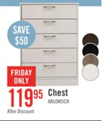 The Brick Arlo chest - white offer