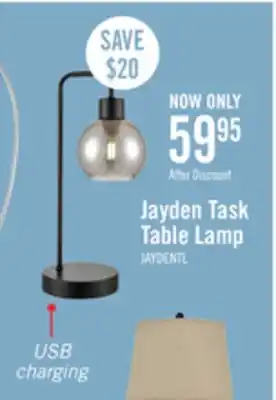 The Brick Jayden desk/task lamp with usb port offer