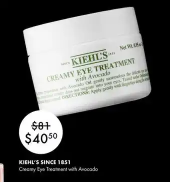 Sephora Creamy eye treatment with avocado offer