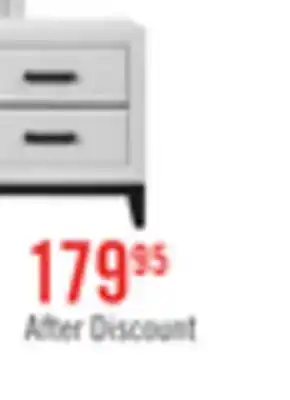 The Brick Kate nightstand - white offer