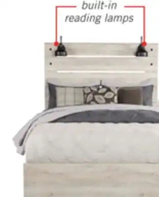 The Brick Abby queen panel bed offer