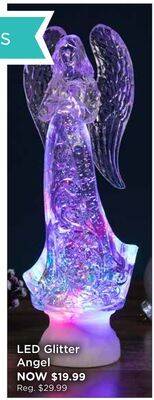 Showcase Led glitter angel offer