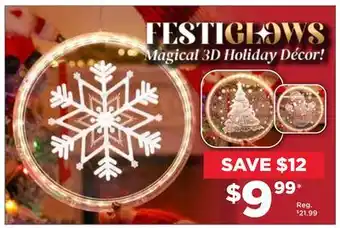 Showcase Festiglows magical 3d holiday décor! offer