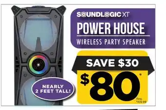 Showcase Soundlogicxt power house wireless party speaker offer