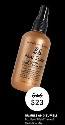 Sephora Bb. heat shield thermal protection mist offer