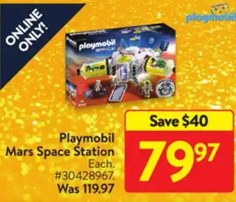 Walmart Playmobil mars space station offer