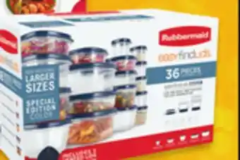 Walmart Rubbermaid 36-piece easyfindlids offer