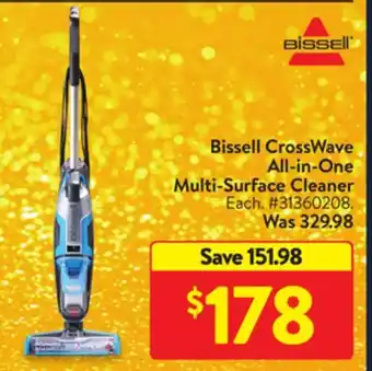 Walmart Bissell crosswave all-in-one multi-surface cleaner offer