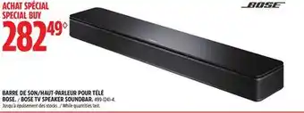 Canadian Tire Bose tv speaker soundbar offer