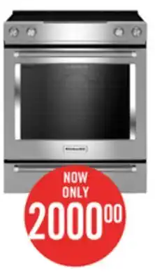 The Brick Kitchenaid 6.4 cu. ft. slide-in electric convection range - ykseg700ess offer