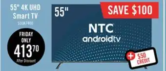 The Brick Ntc 55 uhd smart android tv offer