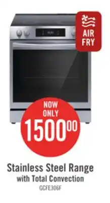 The Brick Frigidaire gallery 6.2 cu. ft. electric range with total convection - gcfe306cbf offer