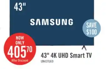 The Brick Samsung 43 tu690t 4k crystal uhd smart tv offer
