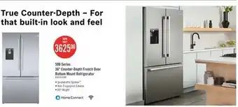 The Brick Bosch 21.6 cu. ft. counter-depth french-door refrigerator - b36cd50sns offer