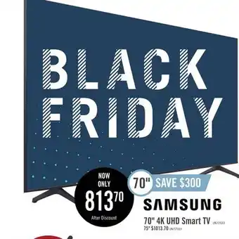The Brick Samsung tu69 70 4k uhd television - un70tu6900fxzc offer