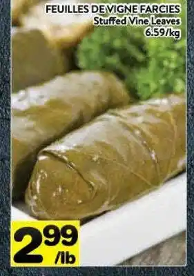 Supermarché PA Stuffed vine leaves offer