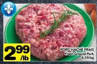 Supermarché PA Fresh ground pork offer