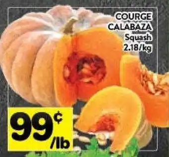 Supermarché PA Courge calabaza squash offer