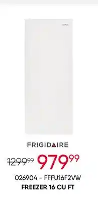 Meubles RD Frigidaire freezer 16 cu ft offer
