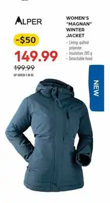 Pronature Alper women's magnan winter jacket offer