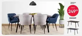 Meubles RD Diamant table offer