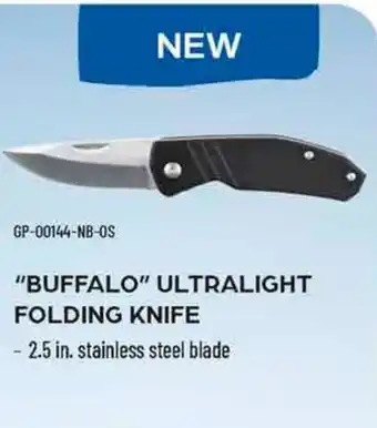 Pronature Buffalo ultralight folding knife offer