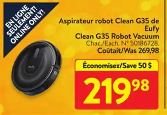 Walmart Clean g35 robot vacuum offer