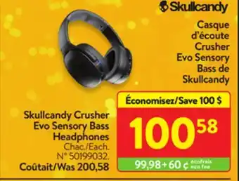 Skullcandy crusher evo sensory bass headphones