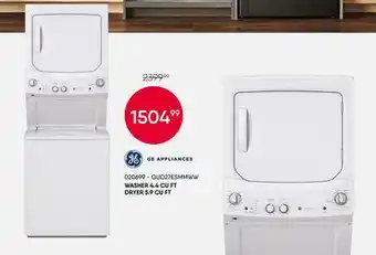 Meubles RD Ge appliances washer 4.4 cu ft, dryer 5.9 cu ft offer
