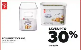 Real Canadian Superstore Pc pantry storage offer