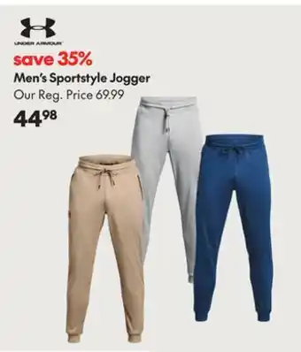 Sport Chek Under armour men's sportstyle jogger offer