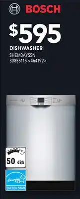 Lowe's Bosch dishwasher offer
