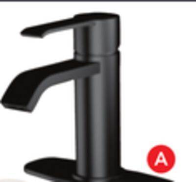 Lowe's Allen + roth veda lavatory faucets matte black finish offer