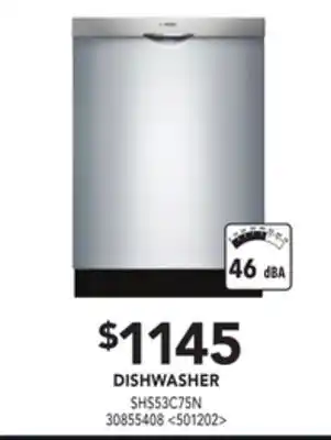 Lowe's Bosch dishwasher offer
