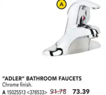 Lowe's Moen adler bathroom faucets offer