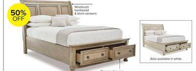 Leon's Windchester 3-piece queen storage bed - grey offer