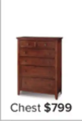 Leon's San mateo 6 drawer chest - tuscan offer