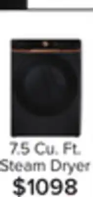 Leon's Samsung platinum steam front load dryer (7.5 cu.ft.) - dve45b6305p/ac offer