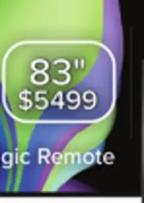 Leon's Lg 83 c3 4k oled evo with thinq ai - oled83c3pua.acc offer