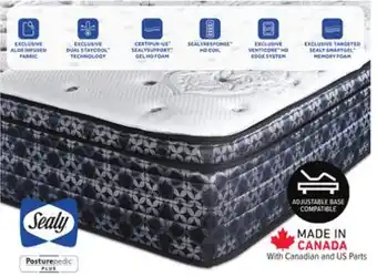 Leon's Sealy posturepedic plus sterling series - hugo medium eurotop queen mattress offer