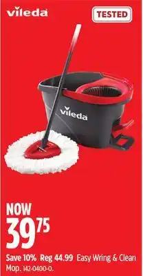 Canadian Tire Vileda easy wring & clean mop offer