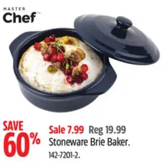 Canadian Tire Master chef stoneware brie baker offer
