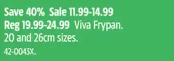 Canadian Tire T-fal viva frypan offer