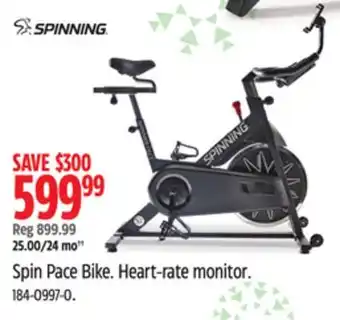Canadian Tire Spin pace bike offer