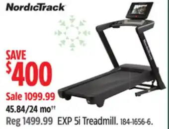 Canadian Tire Nordic track exp 5i treadmill offer
